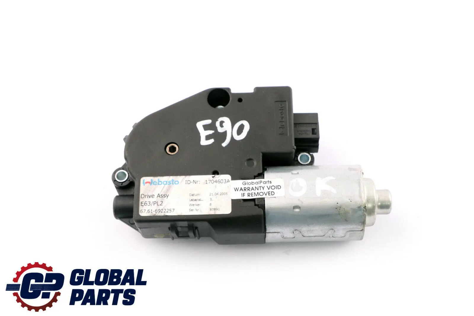 BMW E87 E90 Tetto apribile Unita motore attuatore 6922257