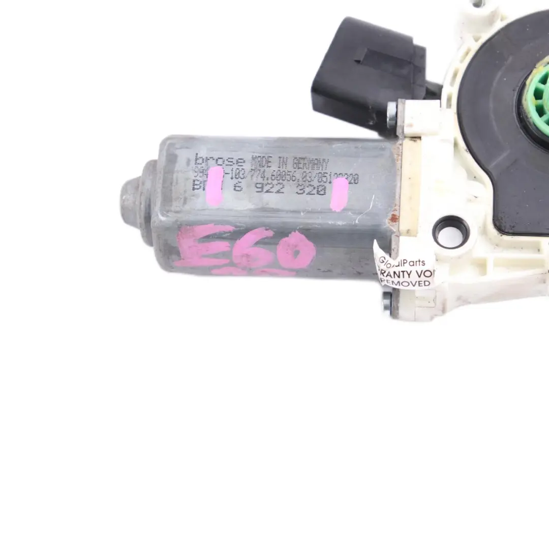  Motore Sollevamento BMW E60 E61 Finestra Posteriore Destra Porta Attuatore - SKU 6922320 - Numero di parte 6922320