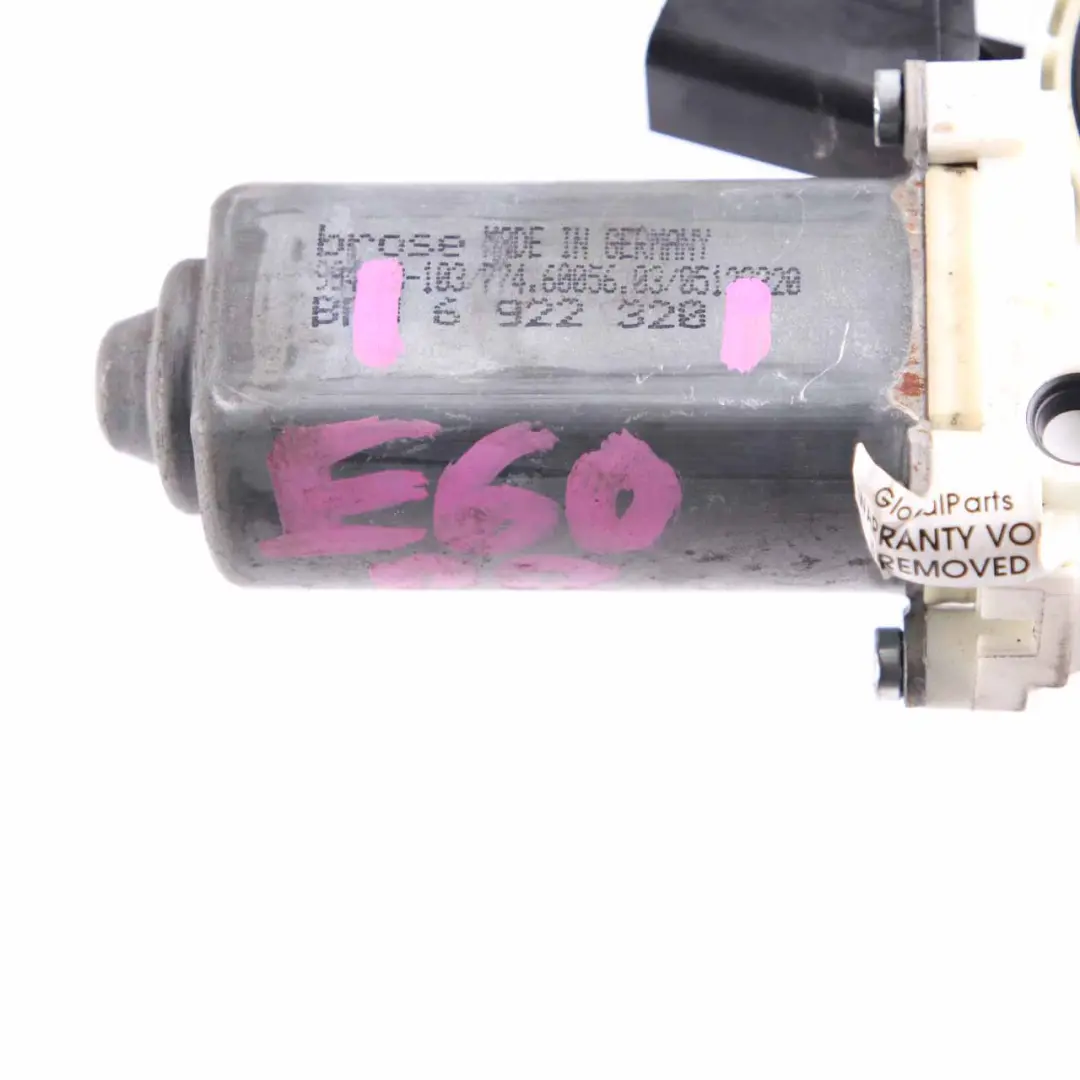  Motore Sollevamento BMW E60 E61 Finestra Posteriore Destra Porta Attuatore - SKU 6922320 - Numero di parte 6922320
