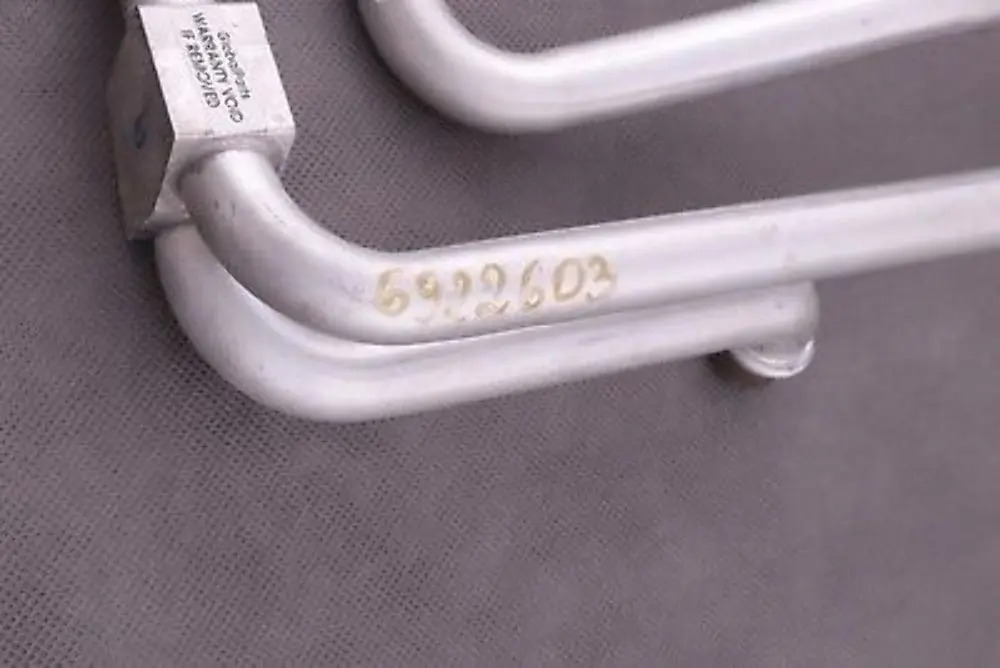 BMW E60 E61 E63 E64 Set Triple Pipe Hose Heater Radiator - SKU 6922603 - Part number 6922603
