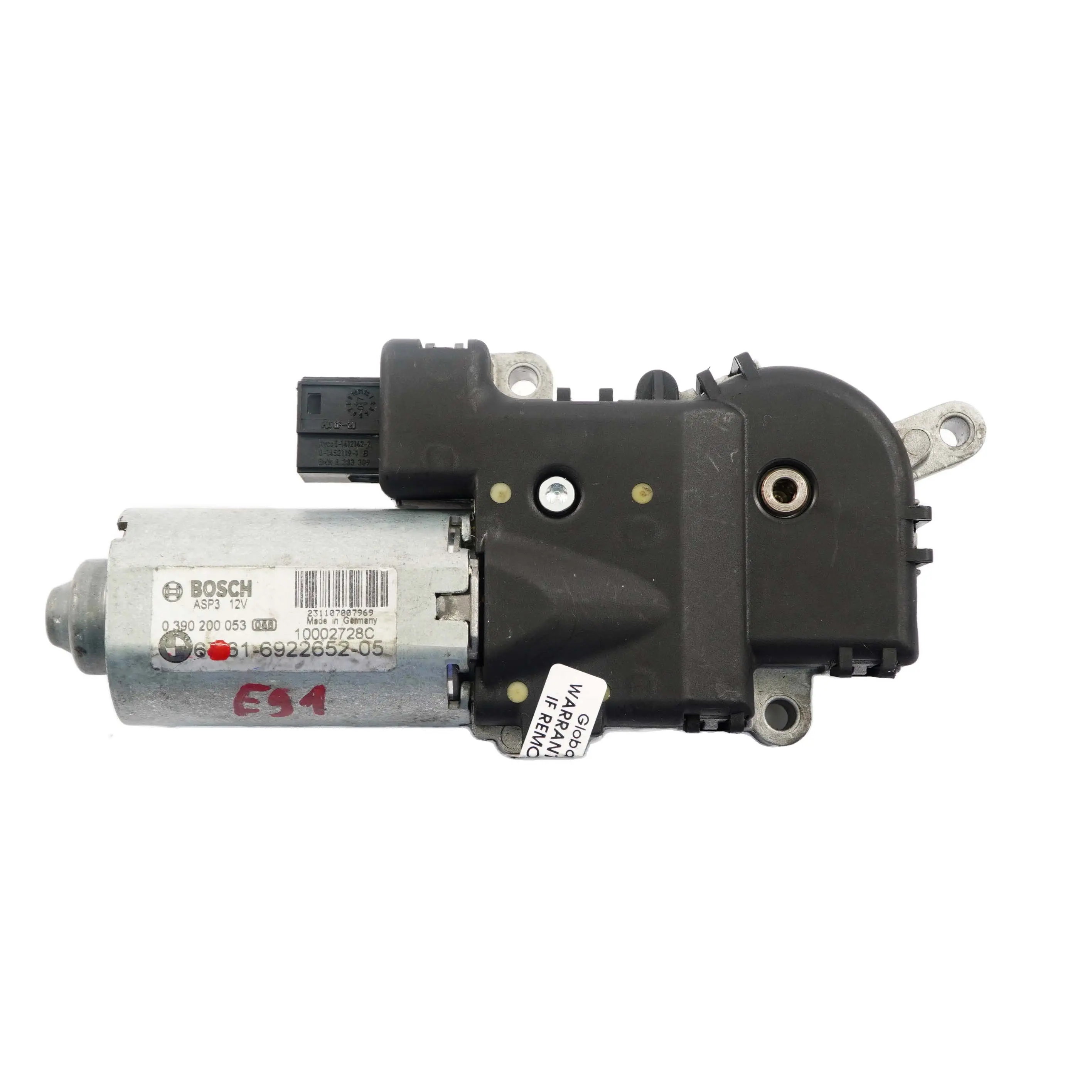 BMW X3 E91 E83 Actionneur De Moteur De Toit Ouvrant Coulissant 6922652