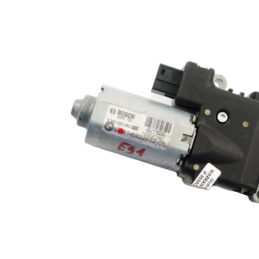 Motore Tetto Apribile Unita Azionamento Motore per BMW X3 E91 E83 con numero di parte 6922652 BMW X3 E91 E83 Motore Tetto Apribile Unita Azionamento Motore - SKU 6922652 - Numero di parte 6922652