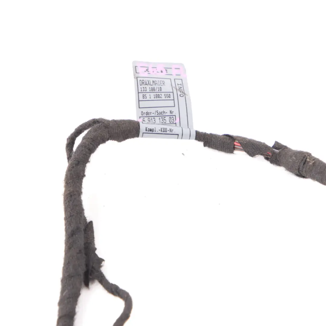 Puerta Cableado Mazo Cableado Puerta Pasajero Delantero 6913135 para BMW E65 E66 con número de pieza 6923697 BMW E65 E66 Puerta Cableado Mazo Cableado Puerta Pasajero Delantero 6913135 - SKU 6923697 - Número de pieza 6923697