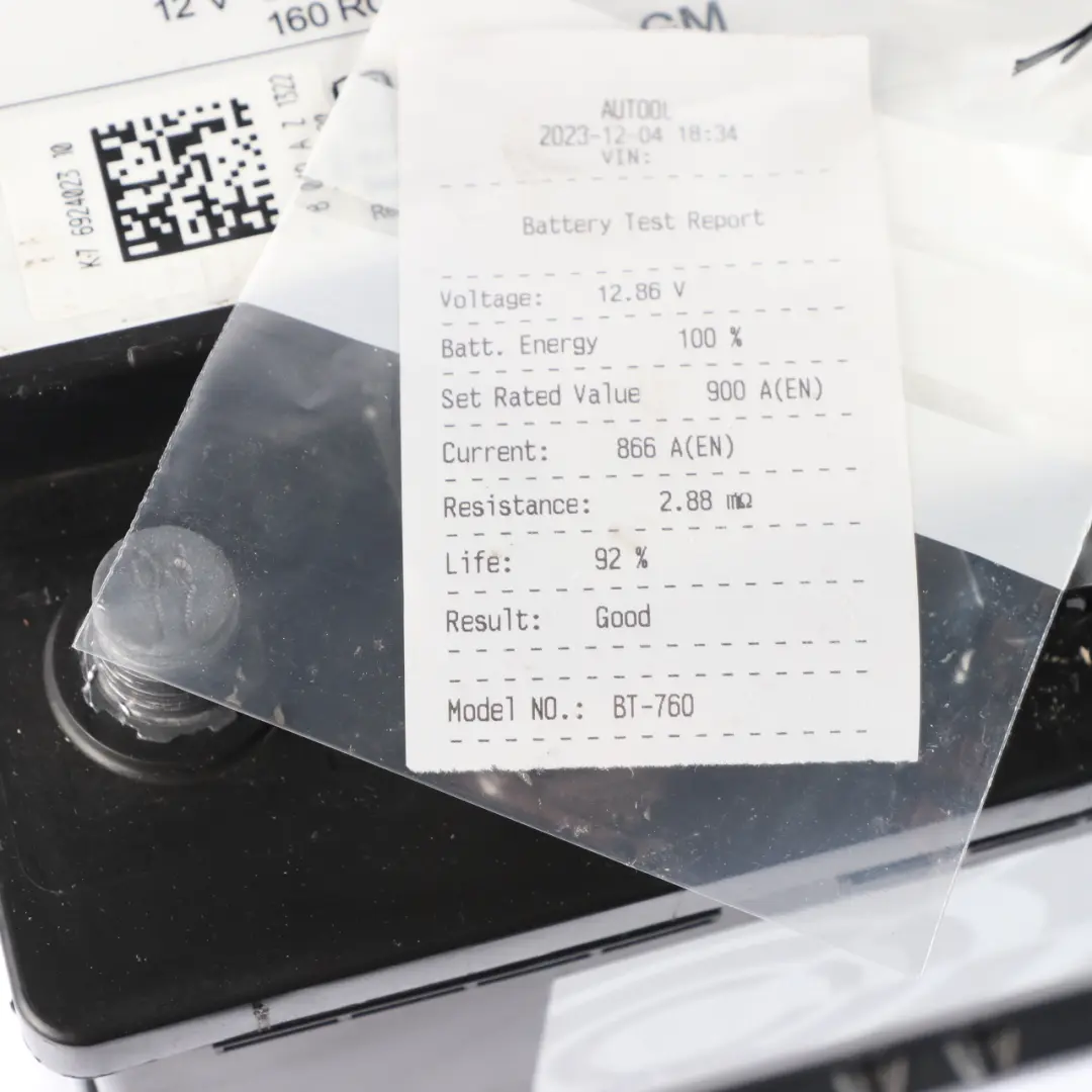 BMW AGM 12V Accumulator Battery 90Ah 9343747 - SKU 6924023 - Part number 6924023