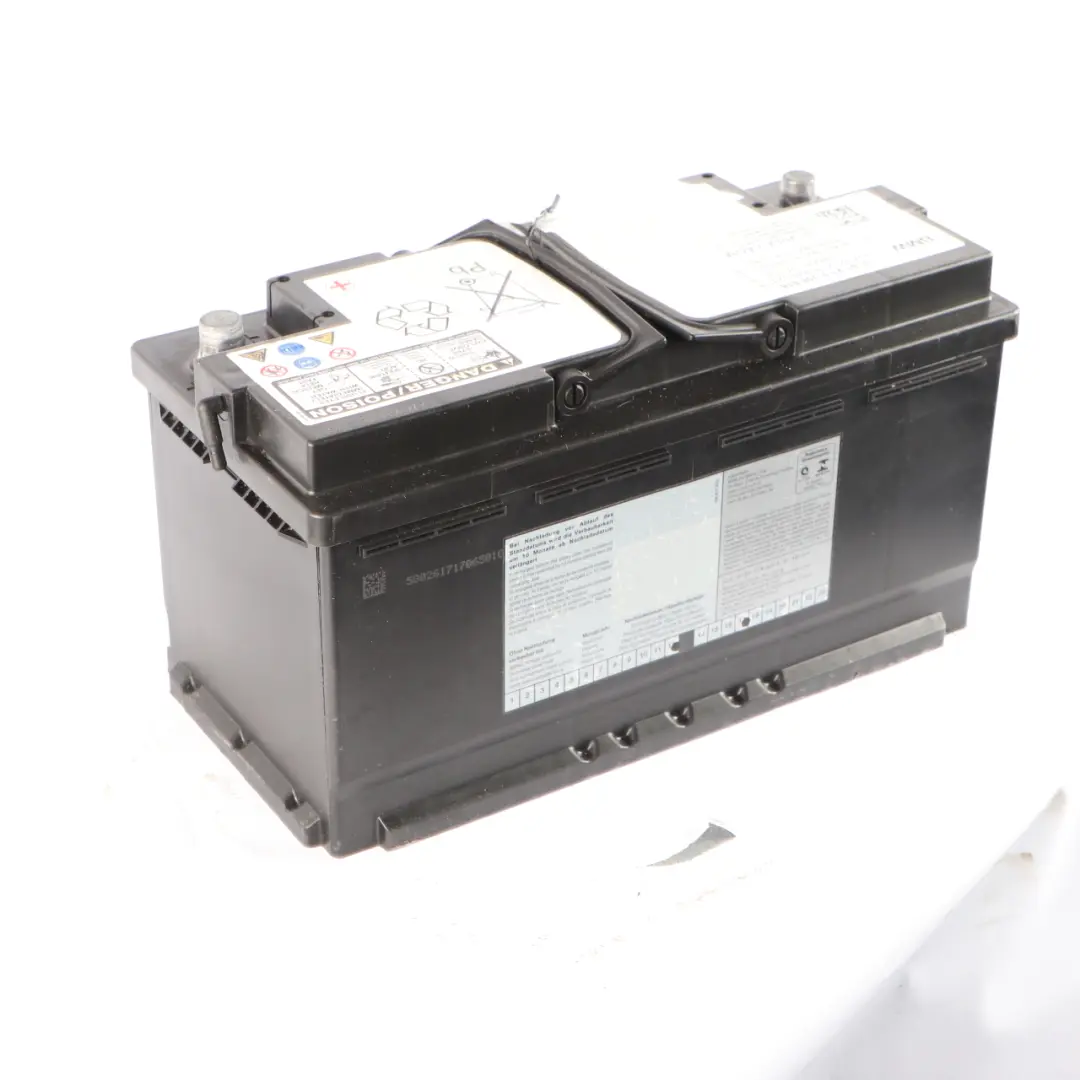 AGM 12V Accumulator Battery 90Ah 9343747 to BMW with Part number 6924023 BMW AGM 12V Accumulator Battery 90Ah 9343747 - SKU 6924023 - Part number 6924023