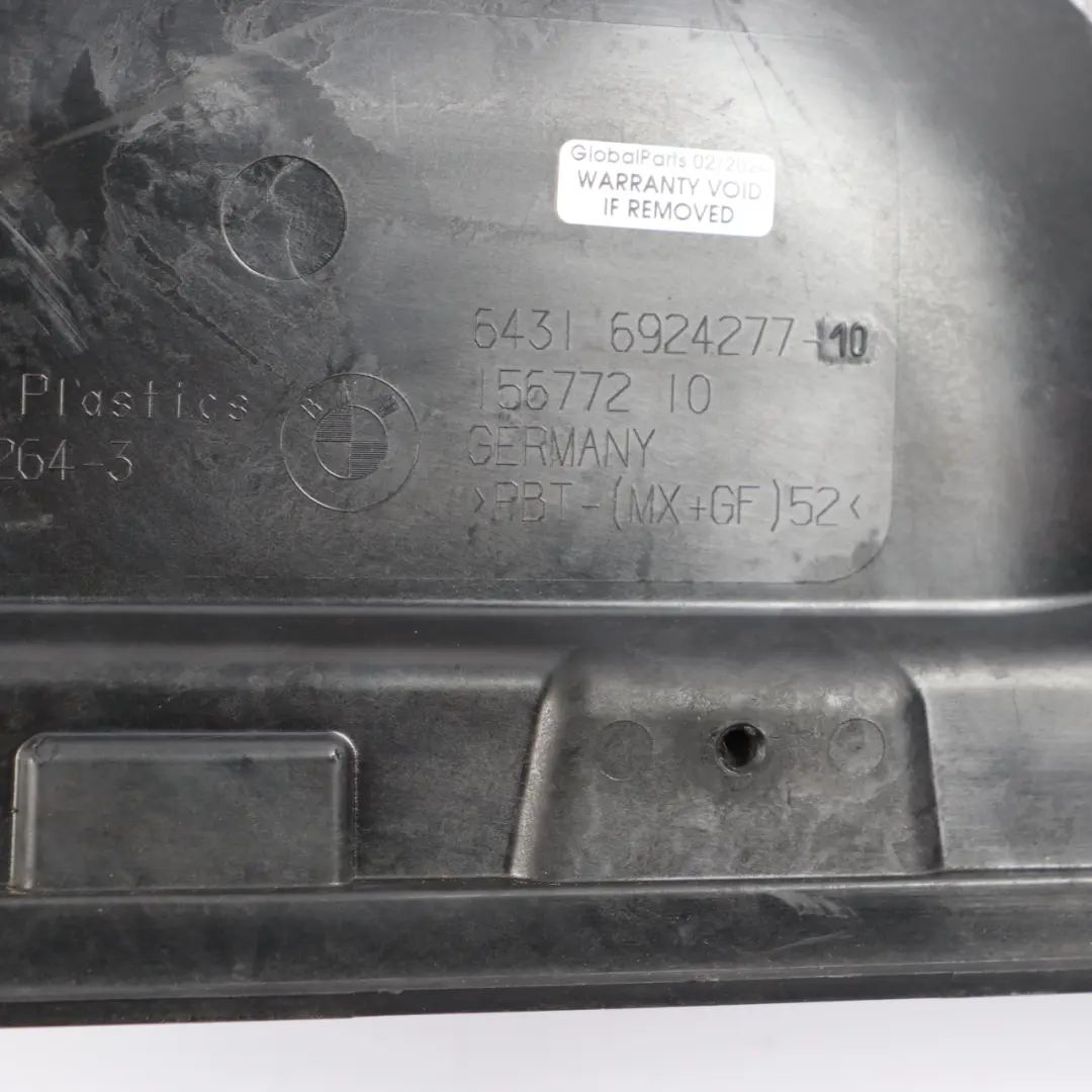  Boîtier Filtre Pollen BMW E90 E91 Couvercle Inférieur Microfiltre Habitacle - SKU 6924277-2 - Numéro de pièce 6924277