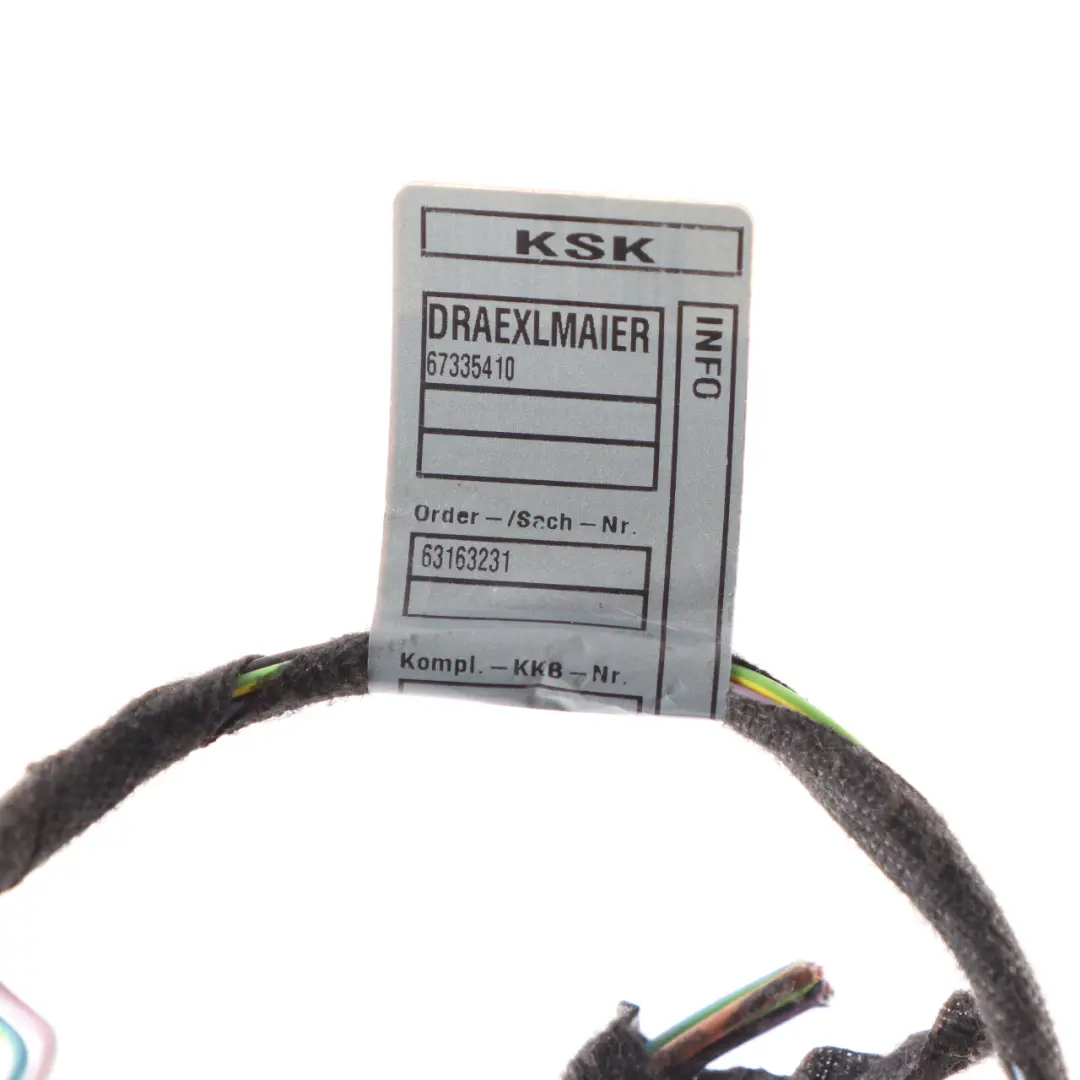 BMW E87 Tail Light Rear Lamp Left N/S Side Panel Plug Socket Wiring 8369702 - SKU 6924501-3 - Part number 6924501