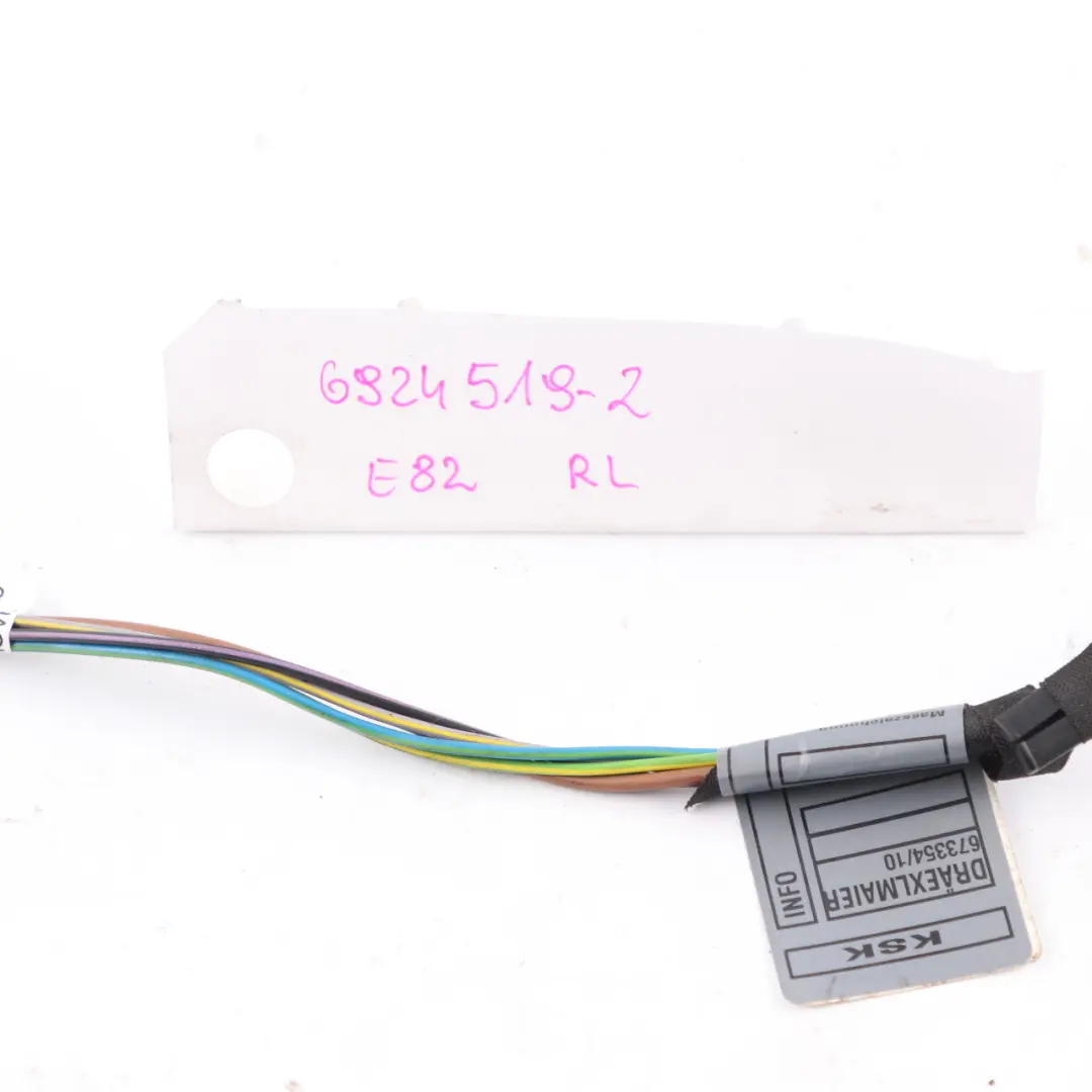 Lamp Taillight Tail Light Wiring Cable Left N/S 6984754 to BMW E82 E88 Rear with Part number 6924519 BMW E82 E88 Rear Lamp Taillight Tail Light Wiring Cable Left N/S 6984754 - SKU 6924519-2 - Part number 6924519