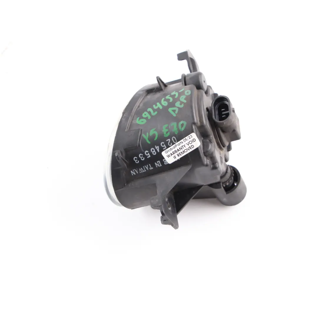 Fog Lamp BMW E81 E87 X5 E70 Front Bumper Light Left N/S DEPO to with Part number 6924655 Fog Lamp BMW E81 E87 X5 E70 Front Bumper Light Left N/S DEPO - SKU 6924655-DEPO - Part number 6924655