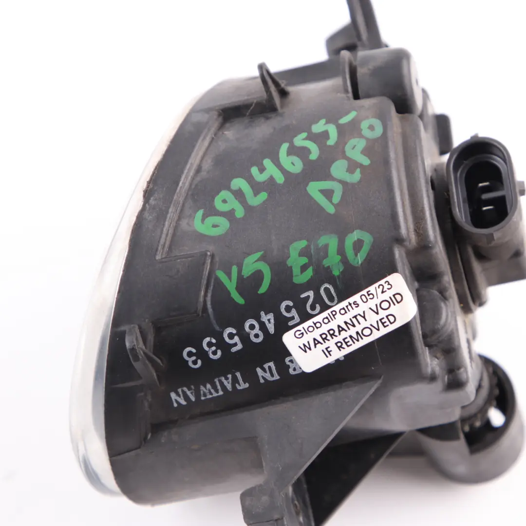  Fog Lamp BMW E81 E87 X5 E70 Front Bumper Light Left N/S DEPO - SKU 6924655-DEPO - Part number 6924655