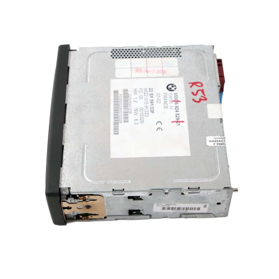 DVD GPS Navigation System Computer 3 Control Unit to Mini Cooper R50 R53 with Part number 6924829 Mini Cooper R50 R53 DVD GPS Navigation System Computer 3 Control Unit - SKU 6924829 - Part number 6924829