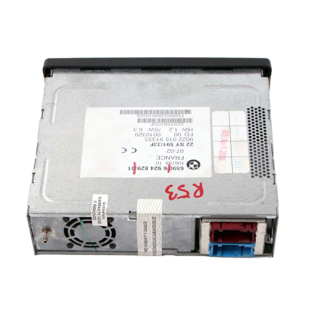 DVD GPS Navigation System Computer 3 Control Unit to Mini Cooper R50 R53 with Part number 6924829 Mini Cooper R50 R53 DVD GPS Navigation System Computer 3 Control Unit - SKU 6924829 - Part number 6924829