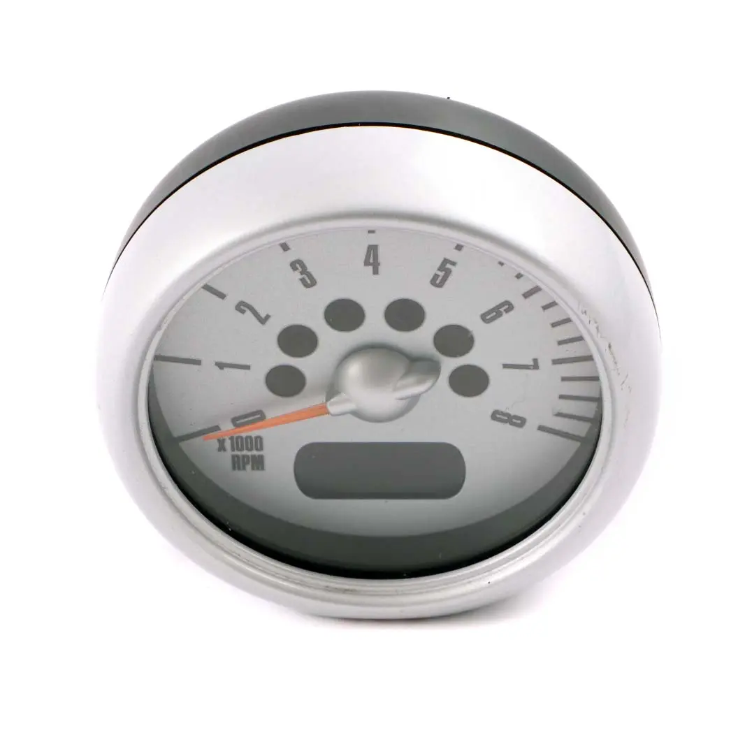 Tachometer Gauge Revolution Counter Silver to Mini Cooper R50 R53 1 with Part number 6924924 Mini Cooper R50 R53 1 Tachometer Gauge Revolution Counter Silver - SKU 6924924-1 - Part number 6924924