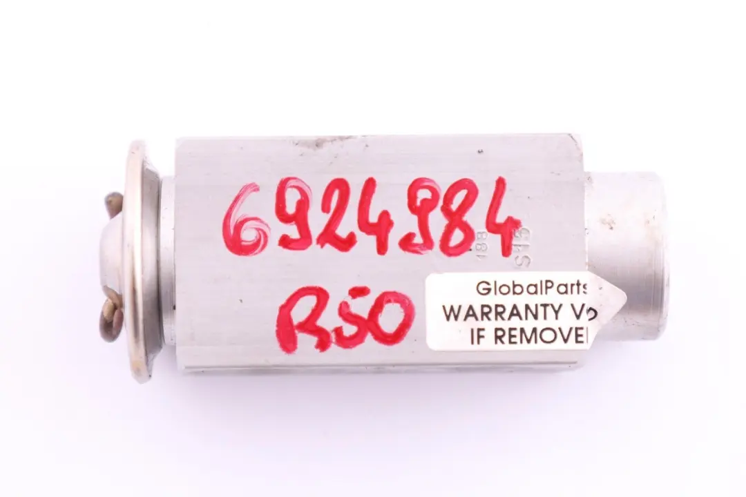 Aire Acondicionado Evaporador Válvula para BMW Mini Cooper R50 R52 R53 con número de pieza 6924984 BMW Mini Cooper R50 R52 R53 Aire Acondicionado Evaporador Válvula - SKU 6924984 - Número de pieza 6924984