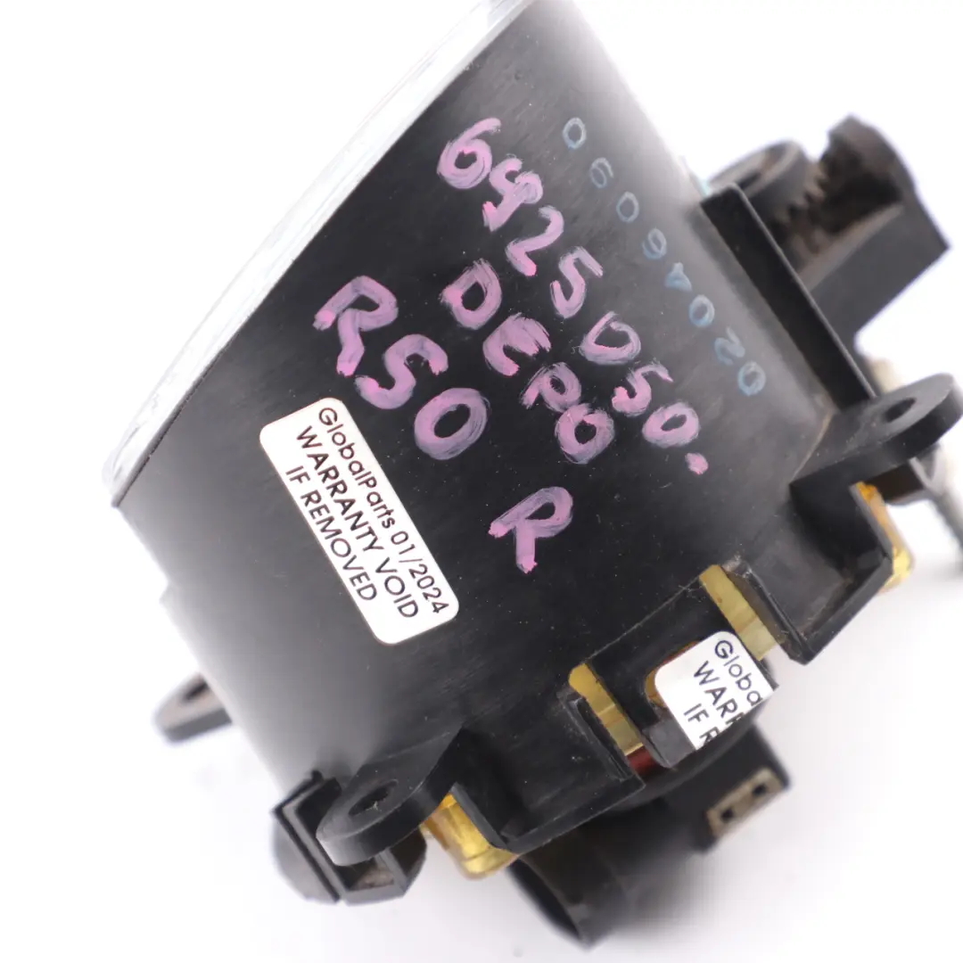 Fog Light Lamp Front Bumper Right O/S DEPO to Mini Cooper One R50 R52 R53 with Part number 6925050 Mini Cooper One R50 R52 R53 Fog Light Lamp Front Bumper Right O/S DEPO - SKU 6925050-DEPO - Part number 6925050