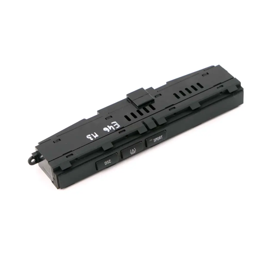 Switch Unit Control Panel Centre Console DSC SPORT Button to BMW E46 M3 with Part number 6925513 BMW E46 M3 Switch Unit Control Panel Centre Console DSC SPORT Button - SKU 6925513 - Part number 6925513