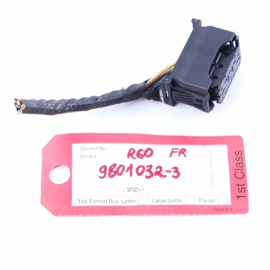 Cableado Enchufe Faro Delantero Derecho Lado Exterior 6925038 para Mini R60 con número de pieza 6925638 Mini R60 Cableado Enchufe Faro Delantero Derecho Lado Exterior 6925038 - SKU 6925638-6 - Número de pieza 6925638