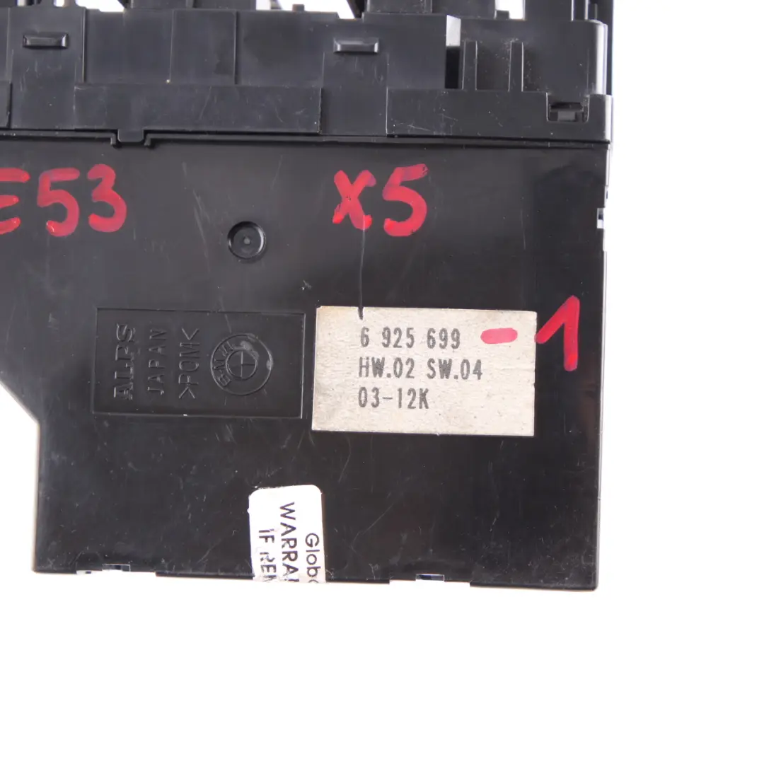 BMW X5 E53 Window Lifter Switch Panel Power Fold Driver Side O/S Unit - SKU rhd-6925699-1 - Part number 6925699