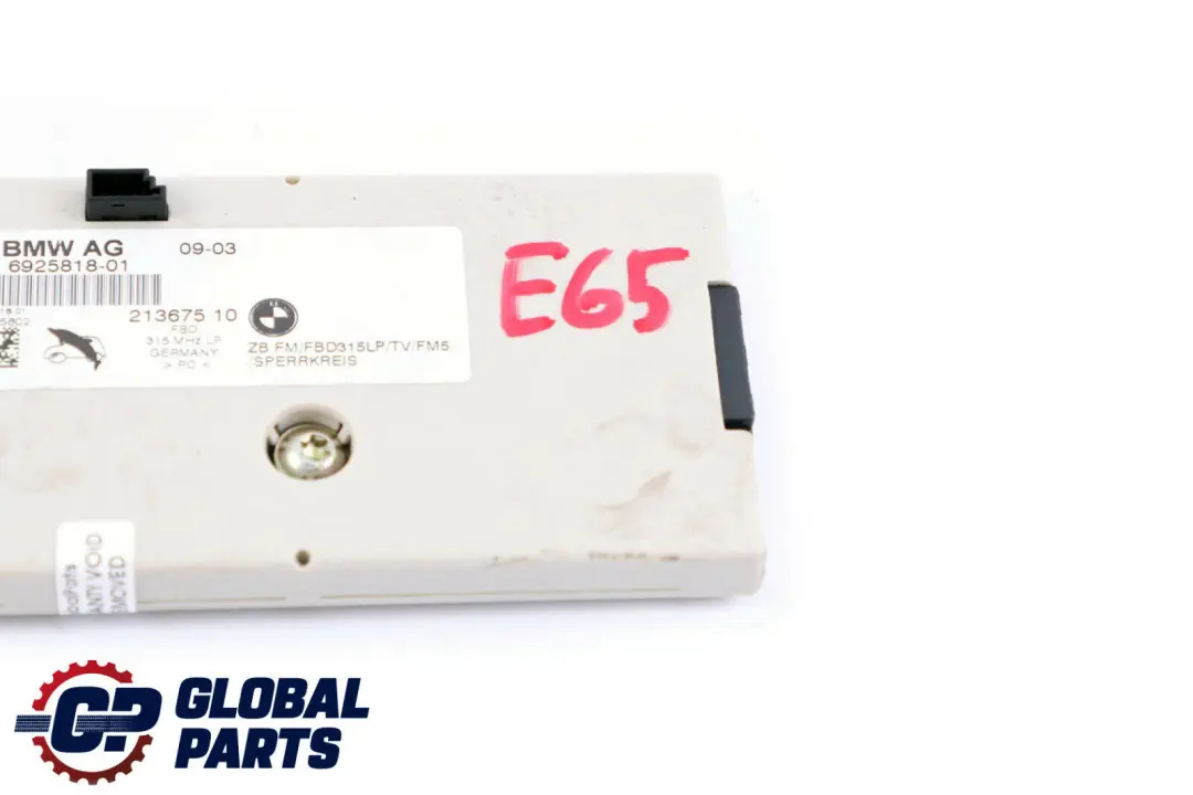 Amplificador Ventana Trasera Antena Diversity 315MHZ para BMW E65 E66 E67 con número de pieza 9167123 BMW E65 E66 E67 Amplificador Ventana Trasera Antena Diversity 315MHZ - SKU 6925818 - Número de pieza 9167123