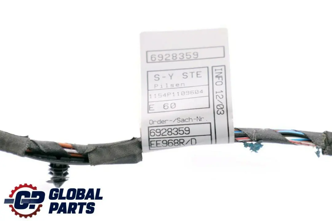 BMW 5 Series E60 E61 Rear Left Right Door N/O/S Wiring Cable Harness Loom - SKU 6925945 - Part number 6925945