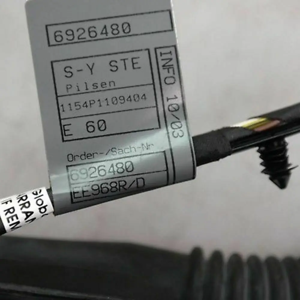 T?rkabelbaume Cables Arriere Droite / a Gauche 6926480 6928359 pour BMW 5 E60 E61 à propos du numéro de pièce 6925945 BMW 5 E60 E61 T?rkabelbaume Cables Arriere Droite / a Gauche 6926480 6928359 - SKU 6925945 - Numéro de pièce 6925945