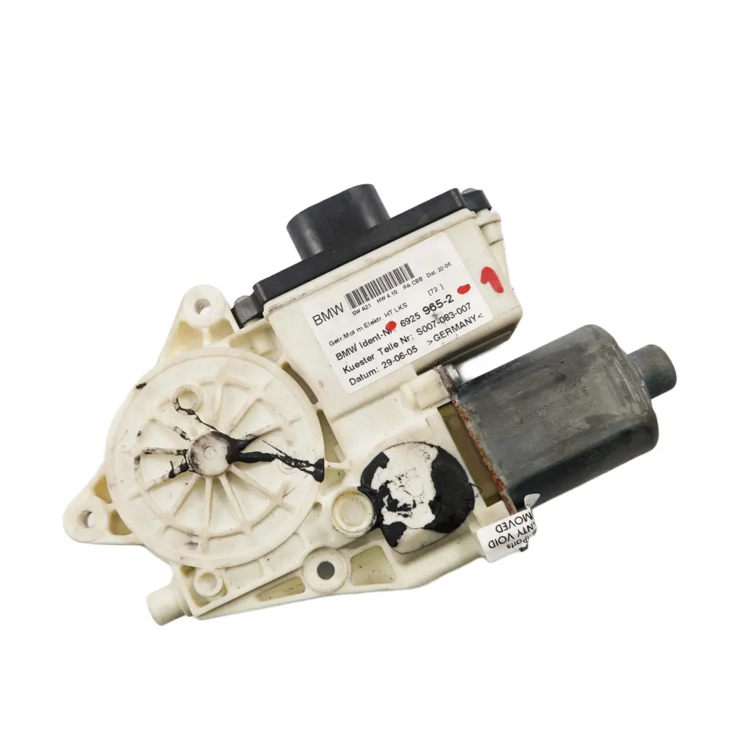 Motor Fensterheber Fensterhebermotor Links Hinten Tür für BMW X3 E83 mit Teilenummer 6925965 BMW X3 E83 Motor Fensterheber Fensterhebermotor Links Hinten Tür - SKU 6925965-1 - Teilenummer 6925965