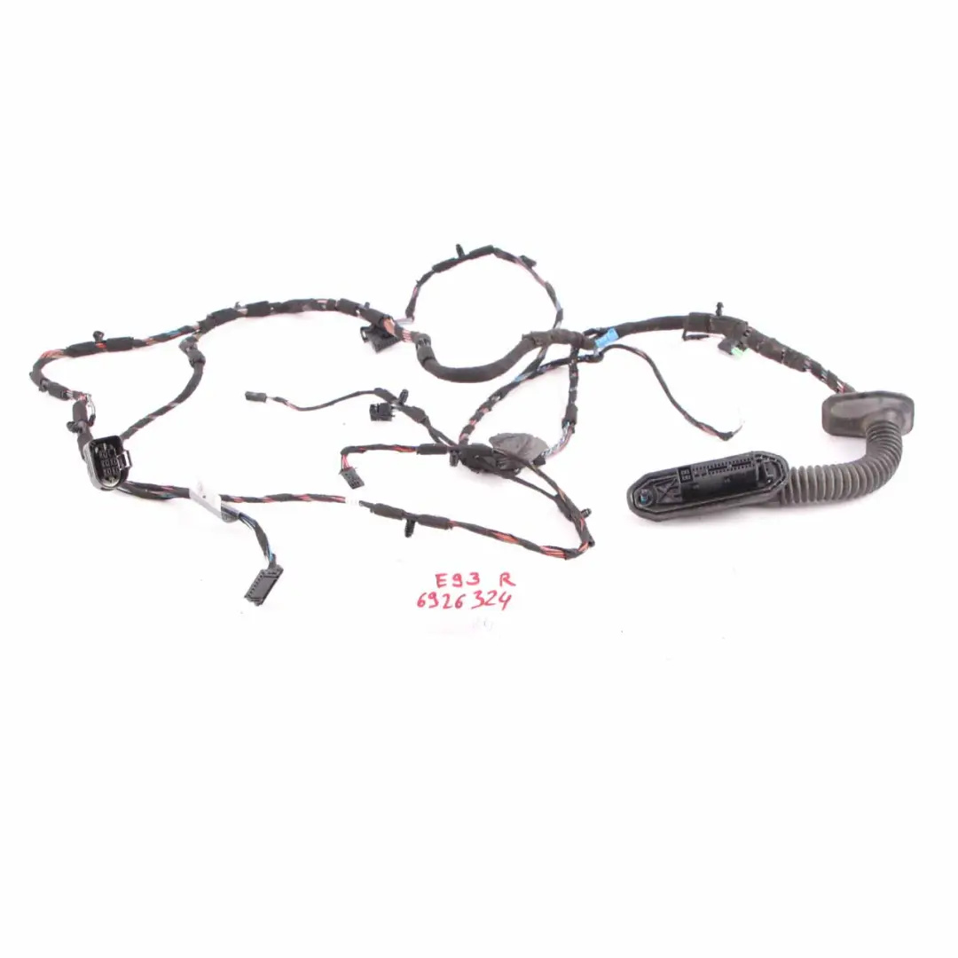 Door Cable BMW E93 Convertible Wiring Loom Front Cables Driver's Side to with Part number 6926324 Door Cable BMW E93 Convertible Wiring Loom Front Cables Driver's Side - SKU 6926324 - Part number 6926324
