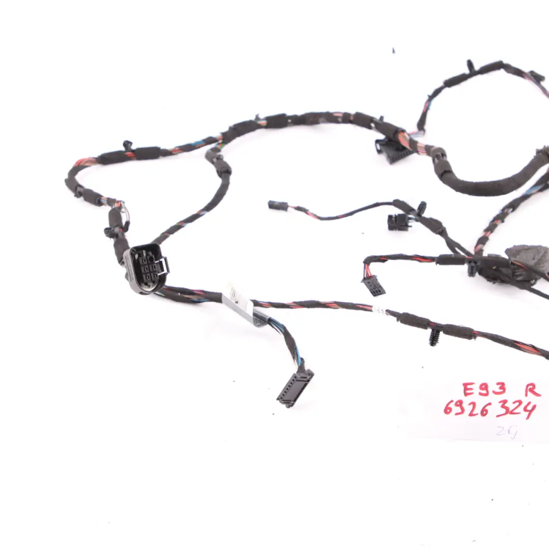 Door Cable BMW E93 Convertible Wiring Loom Front Cables Driver's Side to with Part number 6926324 Door Cable BMW E93 Convertible Wiring Loom Front Cables Driver's Side - SKU 6926324 - Part number 6926324