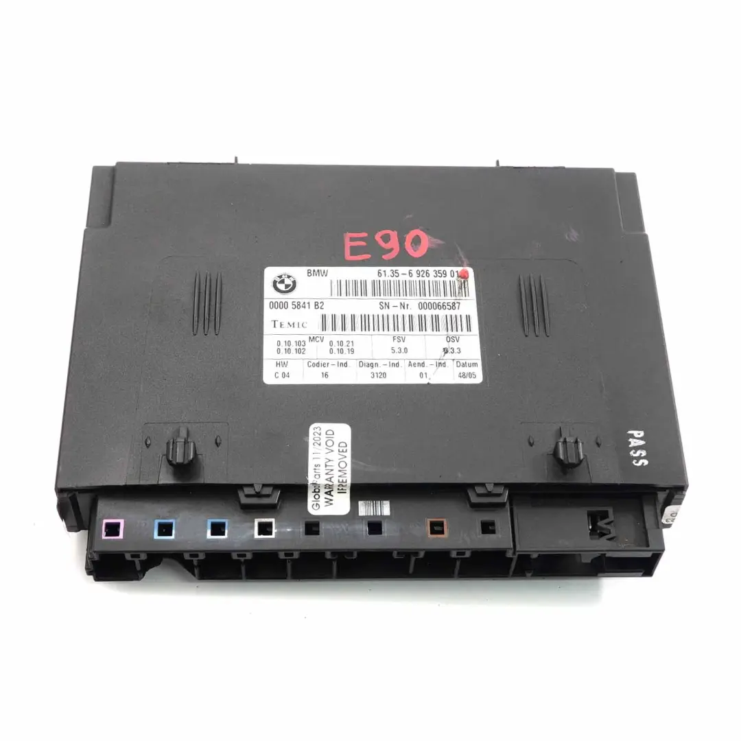 Front Seat Module BMW E87 E90 E91 E92 Control Unit ECU to with Part number 6926359 Front Seat Module BMW E87 E90 E91 E92 Control Unit ECU - SKU 6926359 - Part number 6926359