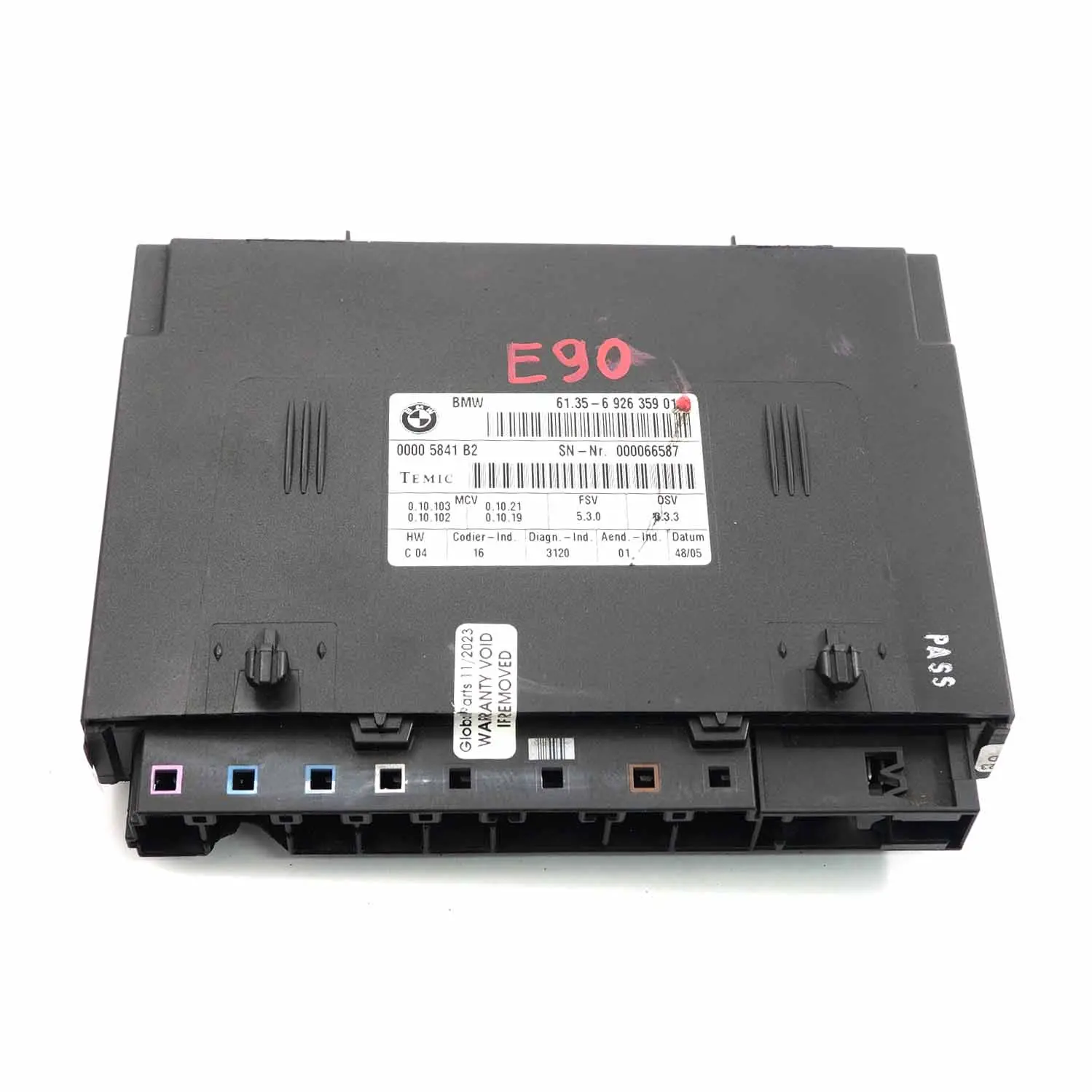 Modulo sedile anteriore BMW E87 E90 E91 E92 Unità di controllo ECU 6926359