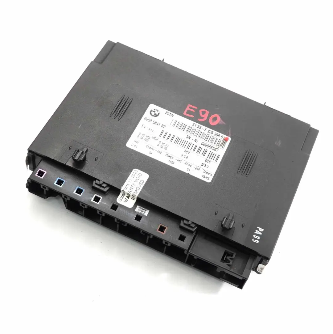 Vorder sitz modul BMW E87 E90 E91 E92 Steuergerät ECU für mit Teilenummer 6926359 Vorder sitz modul BMW E87 E90 E91 E92 Steuergerät ECU - SKU 6926359 - Teilenummer 6926359