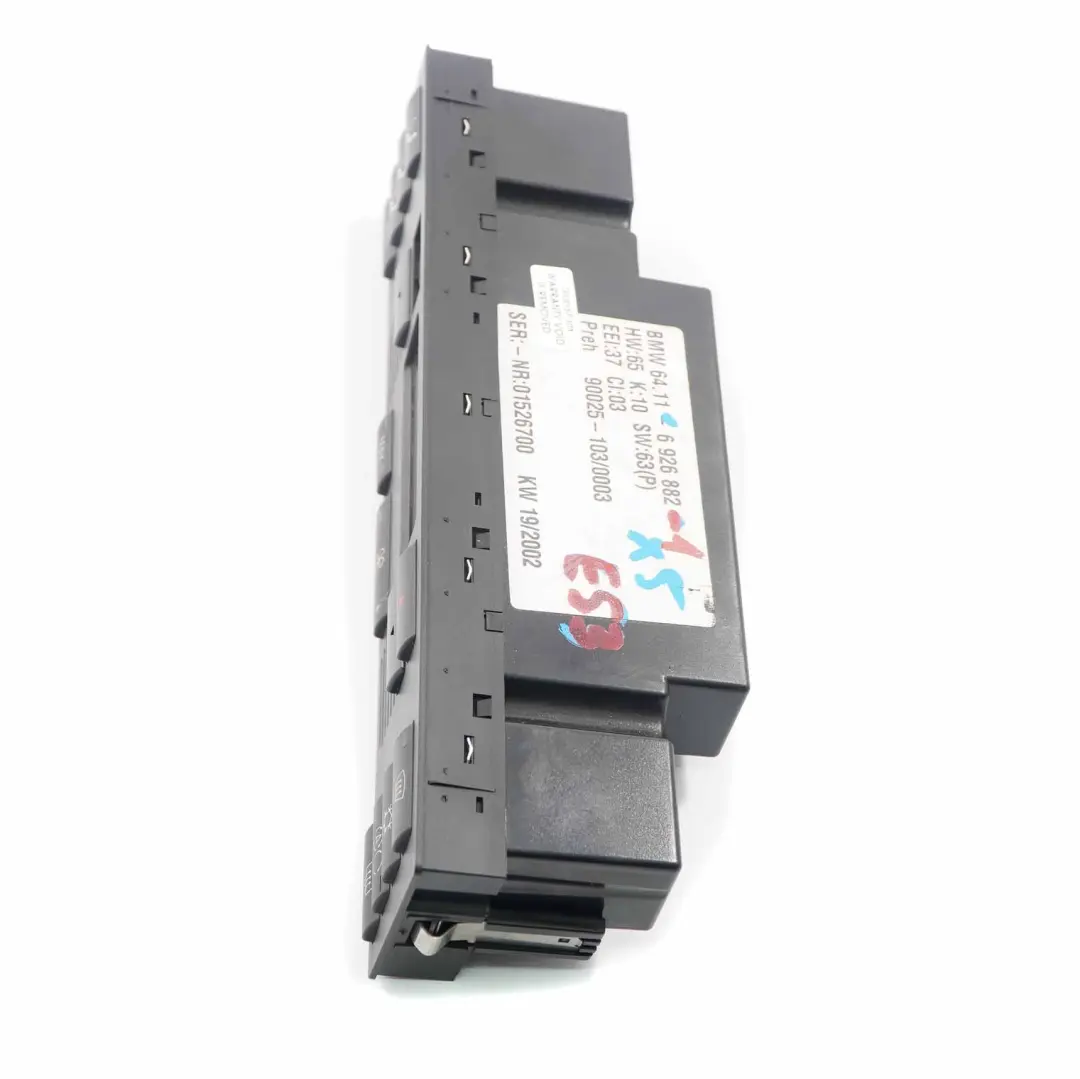 BMW X5 E53 Automatic Air Conditioning Control Unit Module - SKU 6926882-1 - Part number 6926882