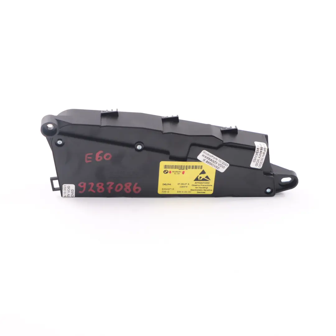  Interruptor Ajuste Asiento BMW E60 E61 Delantero Derecho Botonera - SKU 6926980 - Número de pieza 6926980