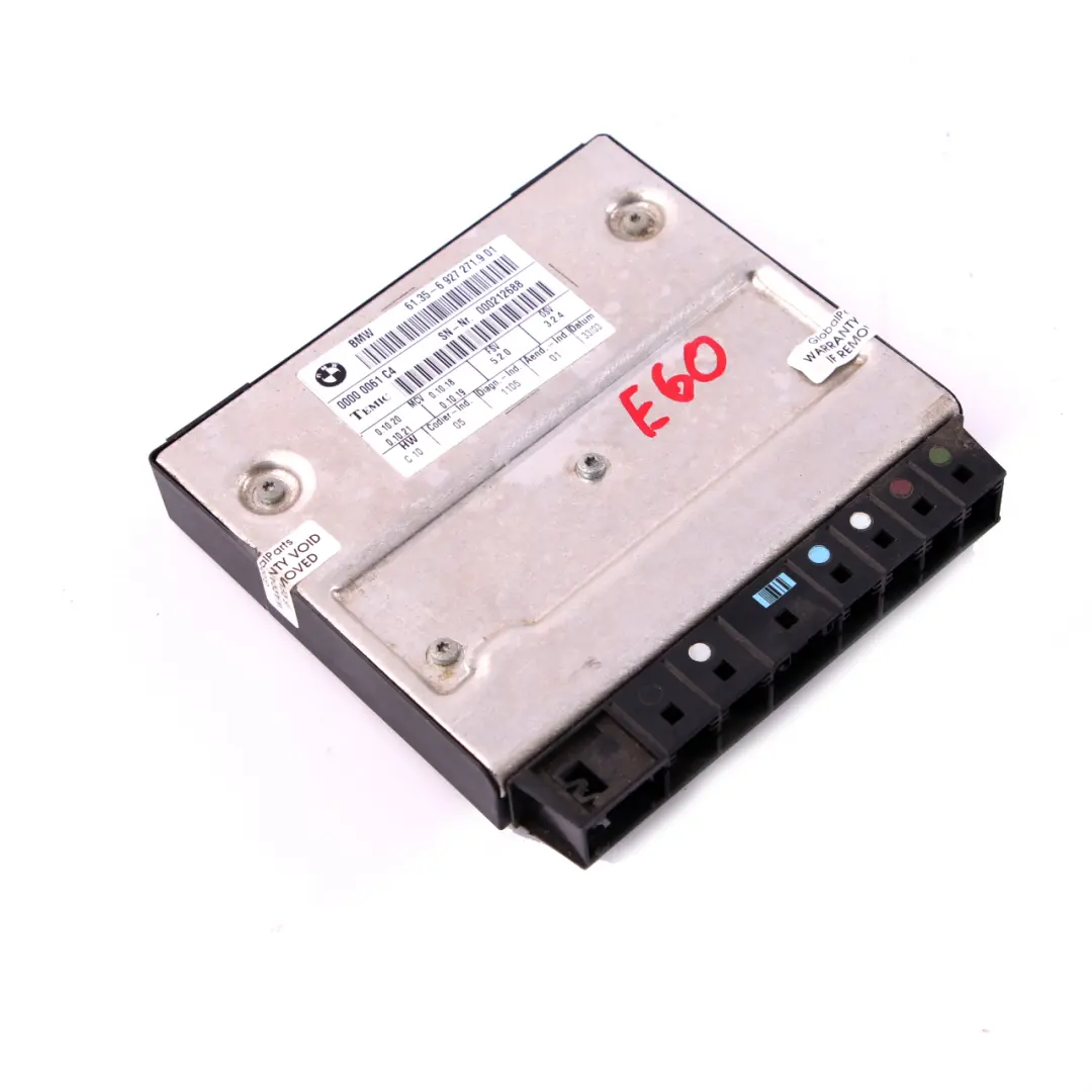Modulo di controllo sedili anteriori per BMW E60 con numero di parte 6927271 BMW E60 Modulo di controllo sedili anteriori - SKU 6927271 - Numero di parte 6927271