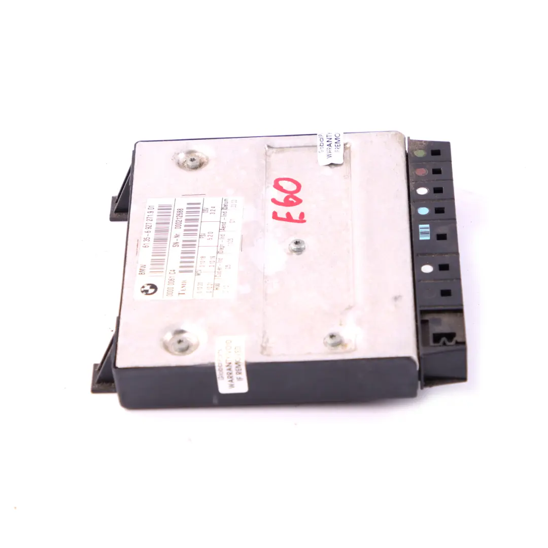 Front Seat Module Control Unit to BMW 5 Series E60 with Part number 6927271 BMW 5 Series E60 Front Seat Module Control Unit - SKU 6927271 - Part number 6927271