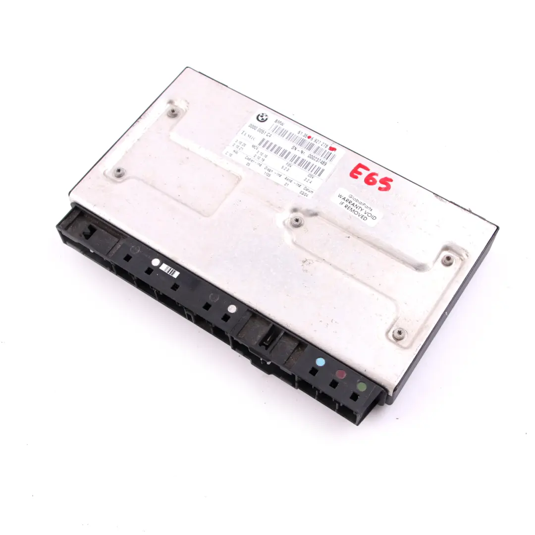 BMW 5 7 Series E60 E61 E65 E66 Front Seat Control Module Unit Ecu - SKU 6927278 - Part number 6927278