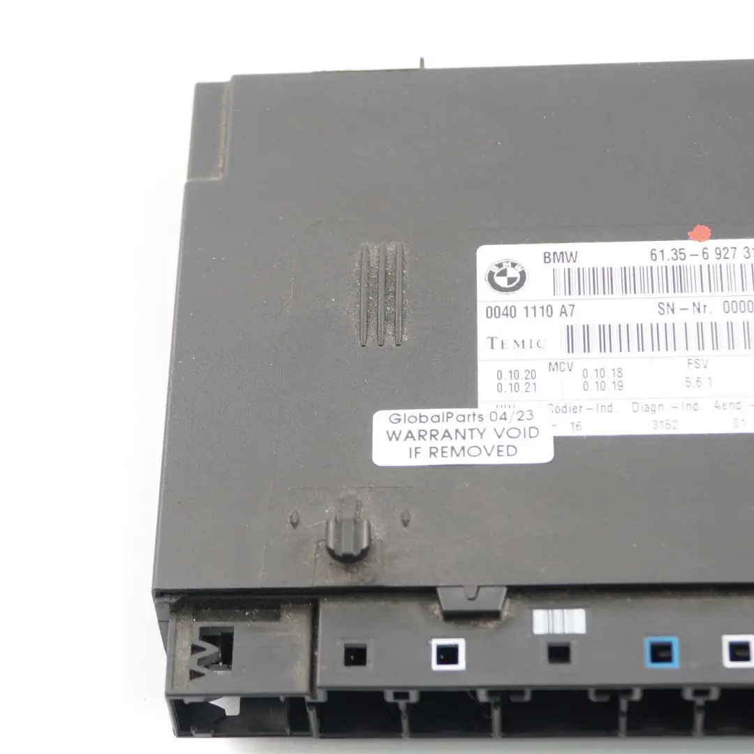 BMW E60 E61 E65 E66 Unidad De Control del Modulo del Asiento Delantero - SKU 6927312-1 - Número de pieza 6927312