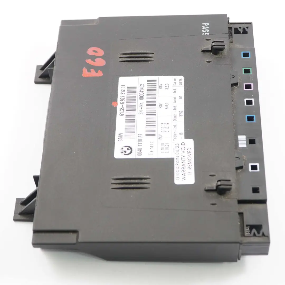 BMW E60 E61 E65 E66 Appareil de Commande pour Avant Module de Siege - SKU 6927312-1 - Numéro de pièce 6927312