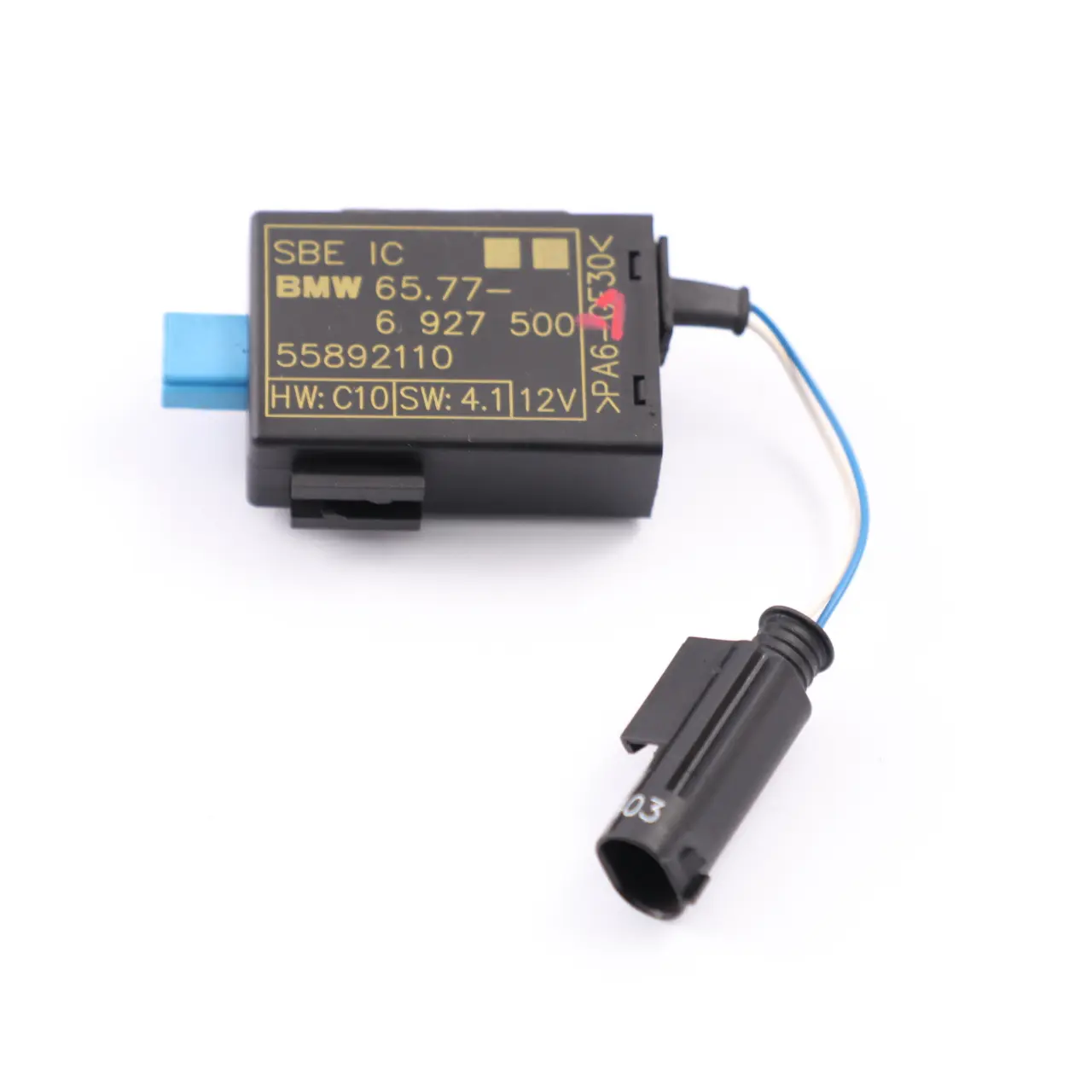 BMW E60 E61 E63 Sensor Ocupacion Asiento Interruptor Unidad Control Alfombrilla