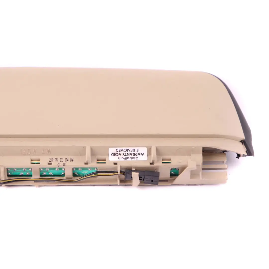 Brake Light Third Stop Lamp Stoplamp Cream Beige to BMW 6 Series E63 Rear with Part number 6927568 BMW 6 Series E63 Rear Brake Light Third Stop Lamp Stoplamp Cream Beige - SKU 6927568 - Part number 6927568