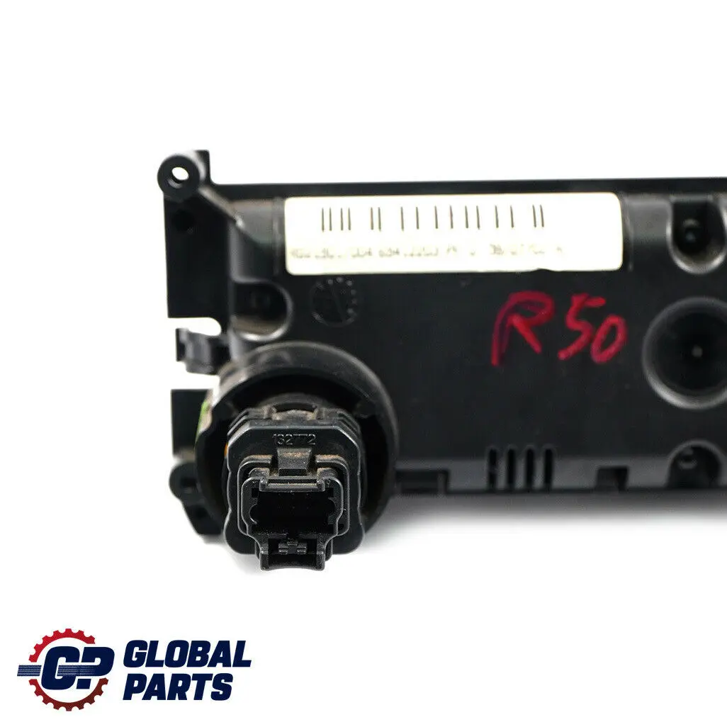 Heater Control Panel Air Conditioning Switch to Mini R50 R53 Automatic with Part number 6927684 Mini R50 R53 Automatic Heater Control Panel Air Conditioning Switch - SKU 6927684 - Part number 6927684