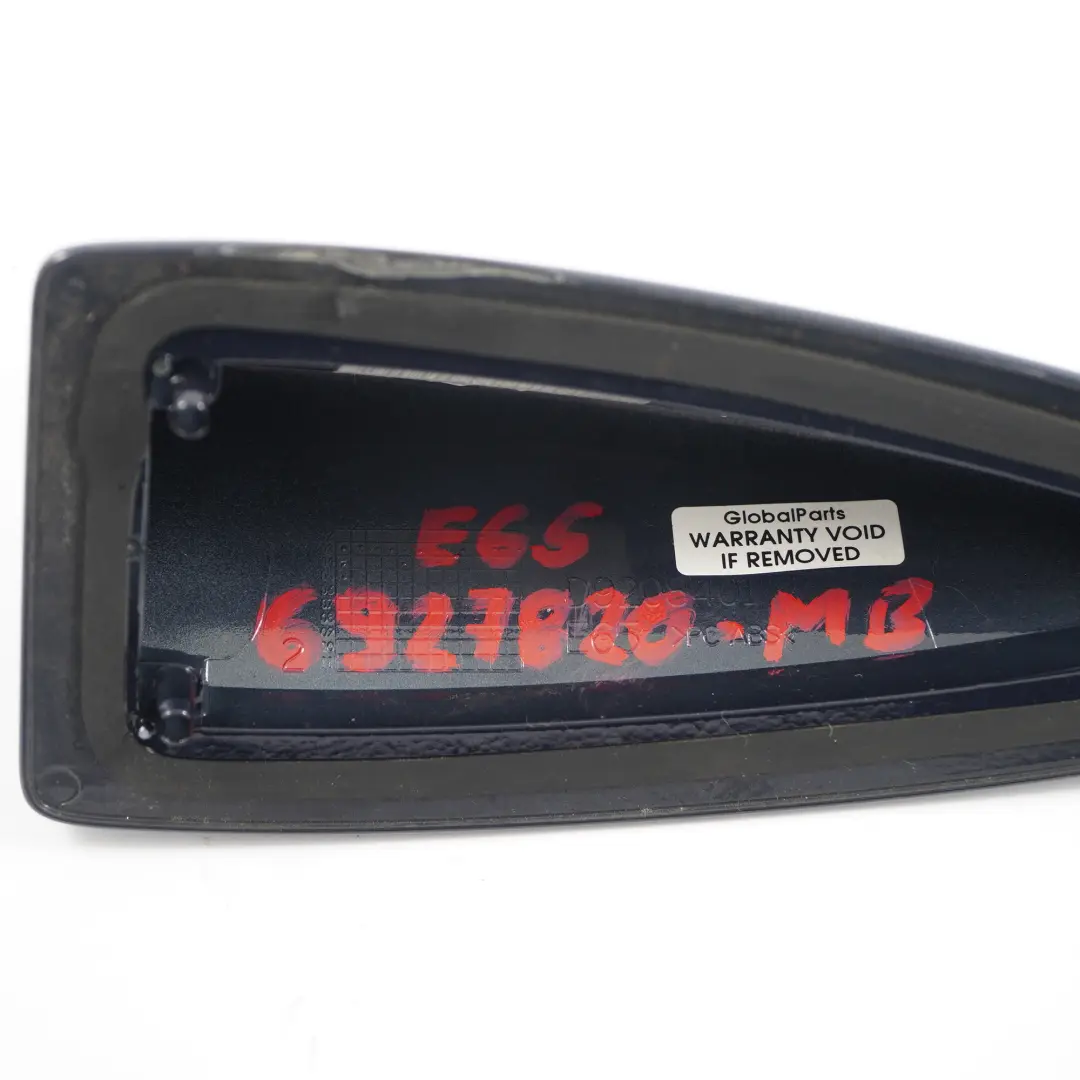 Antenne Toit Shark Empty Housing Exterior Cover Monaco Blue Metallic A35 pour BMW E65 à propos du numéro de pièce 6927820 BMW E65 Antenne Toit Shark Empty Housing Exterior Cover Monaco Blue Metallic A35 - SKU 6927820-MB - Numéro de pièce 6927820