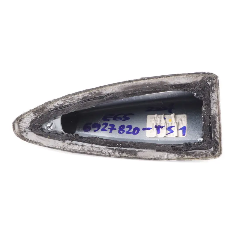 Antenna Cover BMW E65 E66 Empty Housing Roof Shark Trim Titansilber Silver - 354 to with Part number 6927820 Antenna Cover BMW E65 E66 Empty Housing Roof Shark Trim Titansilber Silver - 354 - SKU 6927820-TS1 - Part number 6927820