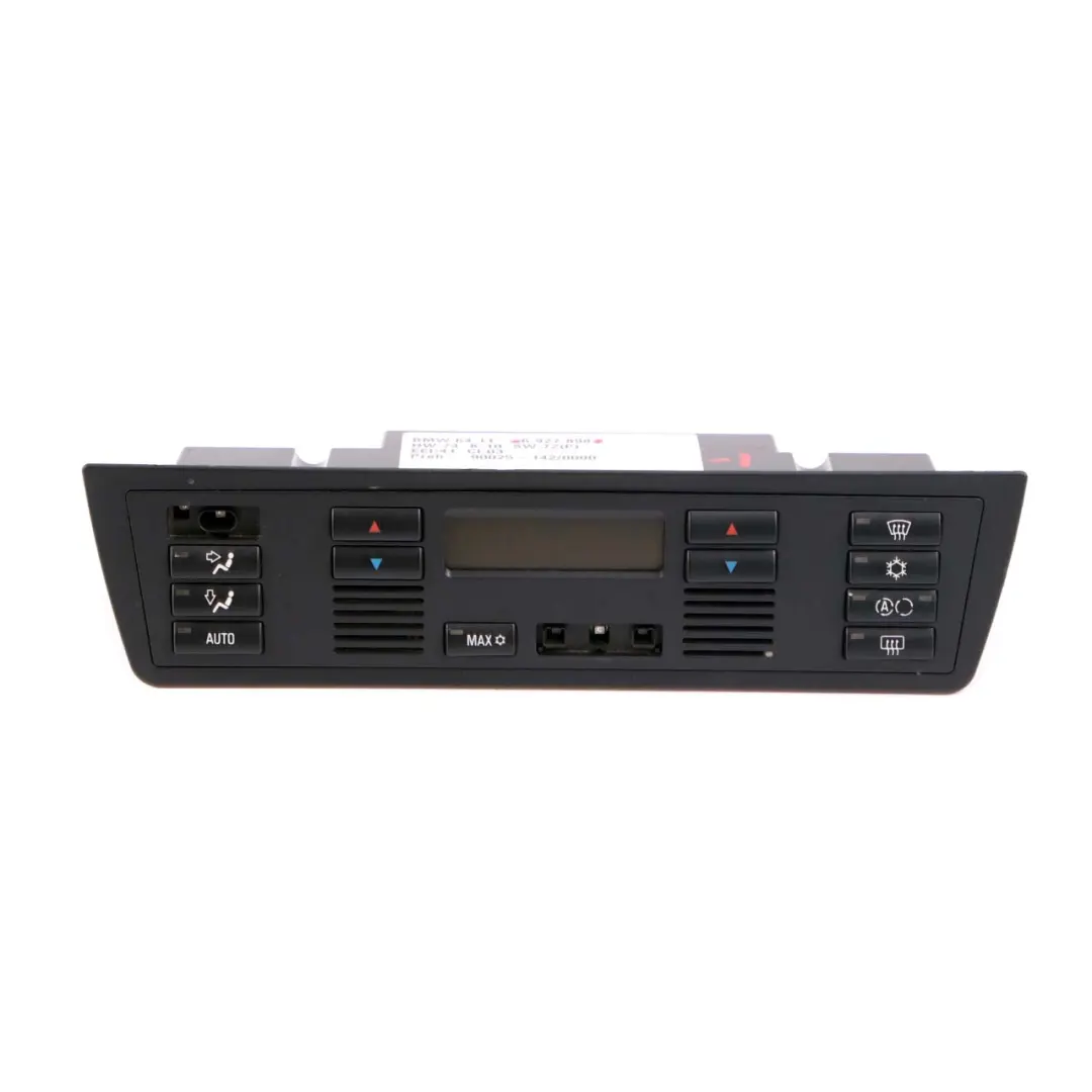 Conditioning Control BMW X5 E53 Automatic A/C Air Con Switches to Air with Part number 6927898 Air Conditioning Control BMW X5 E53 Automatic A/C Air Con Switches - SKU 6927898-1 - Part number 6927898