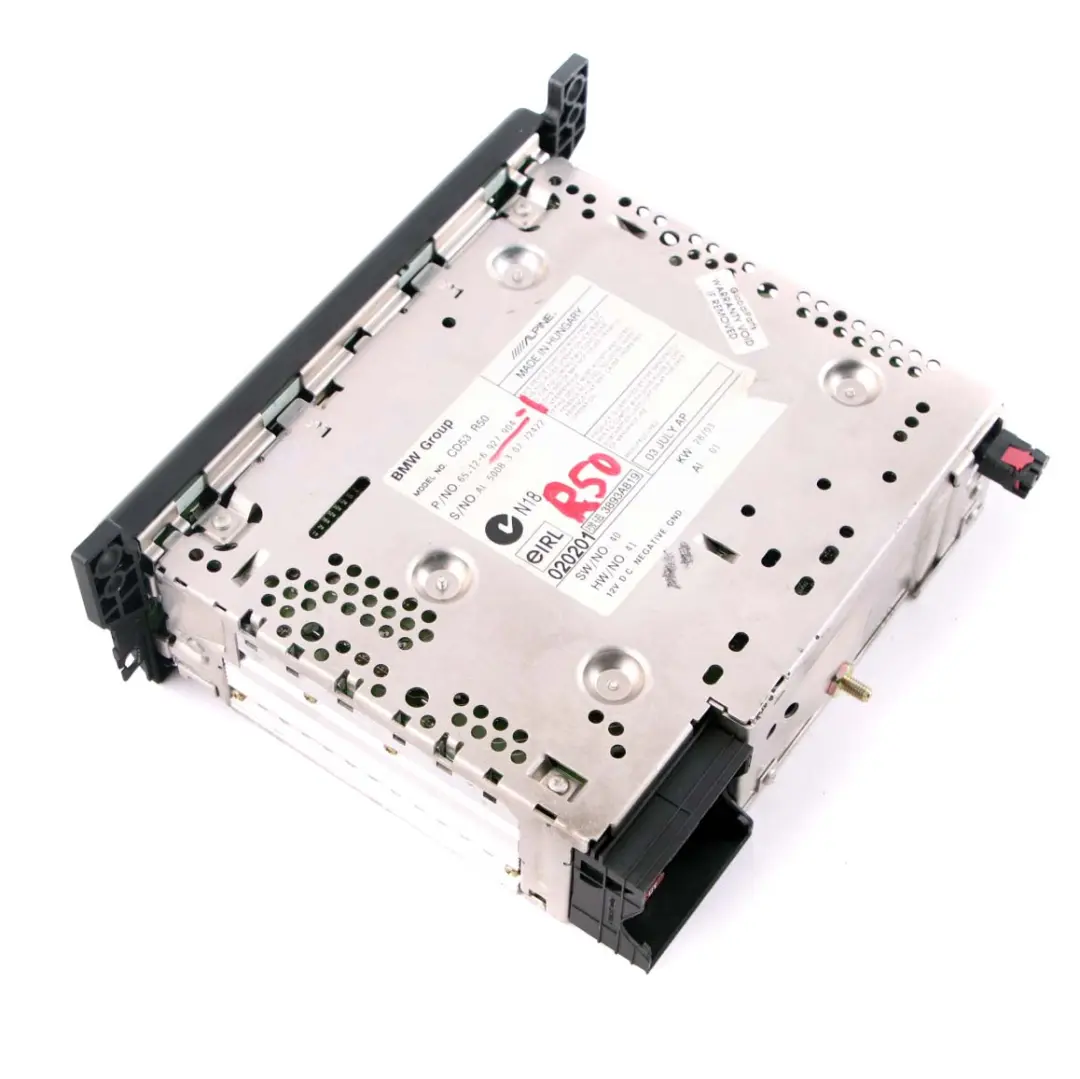 Radio Boost CD Player Head Unit Audio Control to Mini R50 R52 R53 with Part number 6927904 Mini R50 R52 R53 Radio Boost CD Player Head Unit Audio Control - SKU 6927904-1 - Part number 6927904