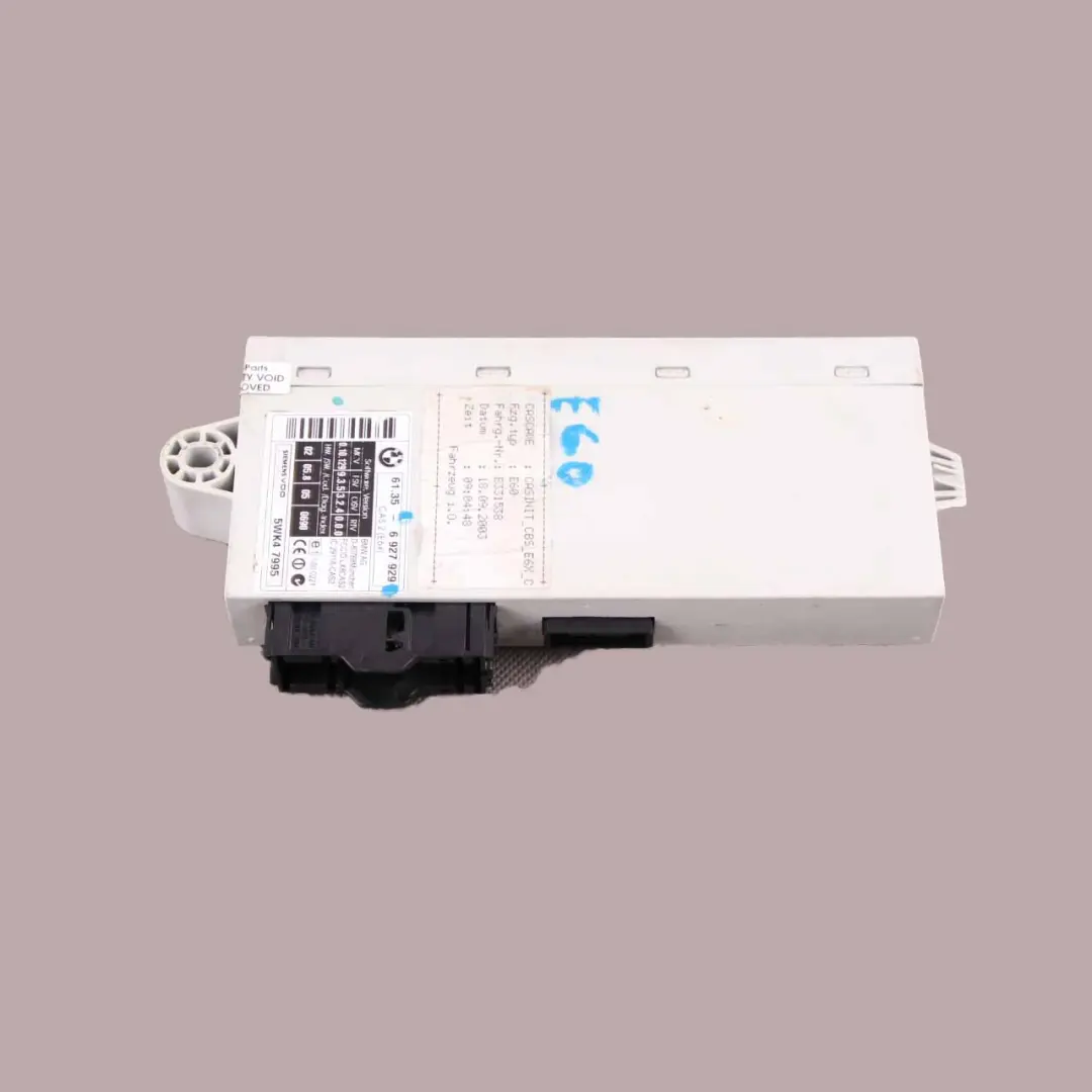 Unité De Commande BMW E60 E61 E63 E64 CAS2 Module ECU pour à propos du numéro de pièce 6927929 Unité De Commande BMW E60 E61 E63 E64 CAS2 Module ECU - SKU 6927929 - Numéro de pièce 6927929