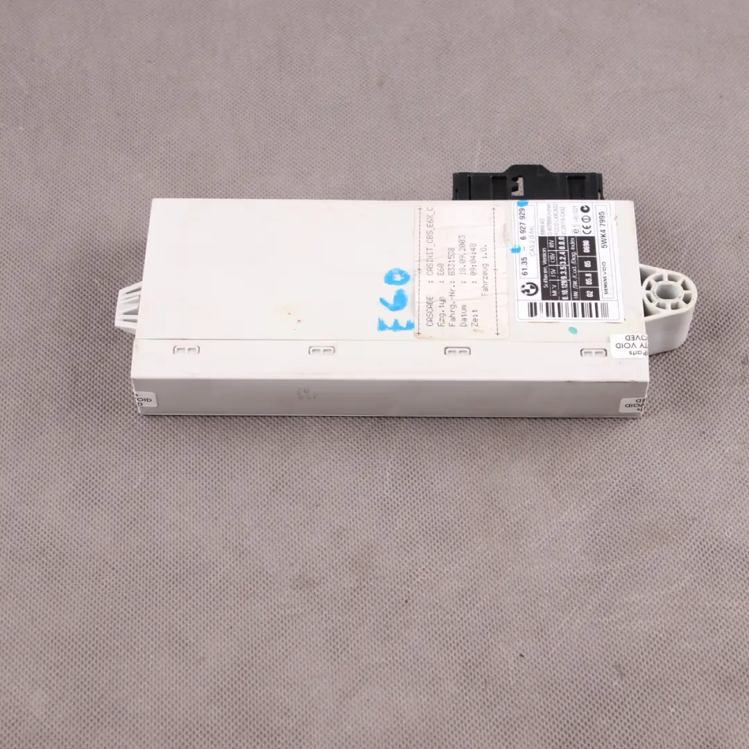 Control Unit BMW E60 E61 E63 E64 CAS2 ECU Module  - SKU 6927929 - Part number 6927929