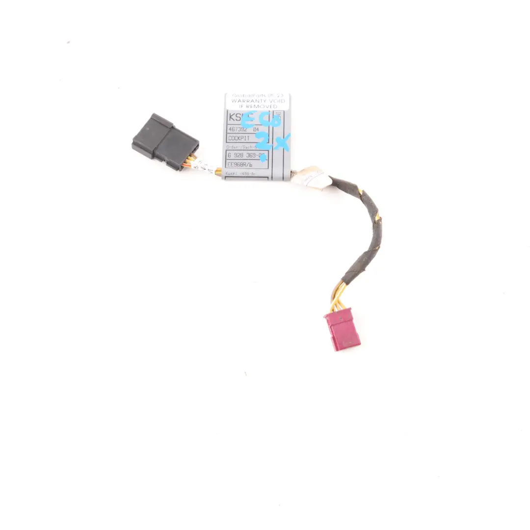 Câblage prise récepteur solaire tableau bord pour BMW E60 à propos du numéro de pièce 6928369 BMW E60 Câblage prise récepteur solaire tableau bord - SKU 6928369 - Numéro de pièce 6928369