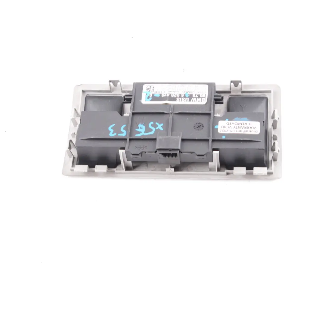 BMW X5 E53 Ultra Sonic Module Alarm With Cover Trim Panel Grey - SKU 6928429-2 - Part number 6928429