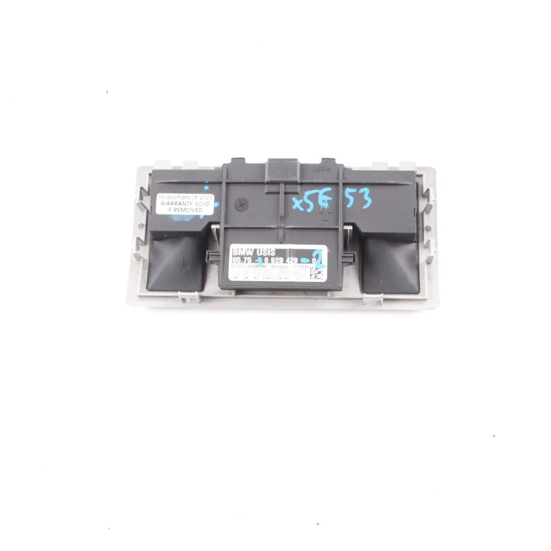 BMW X5 E53 Ultra Sonic Module Alarm With Cover Trim Panel Grey - SKU 6928429-2 - Part number 6928429